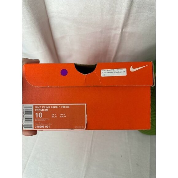 Nike Dunk High 1 Piece Premium 2007 - Sea foam/Chlorophyll - Very Rare Size 10 - Picture 8 of 8